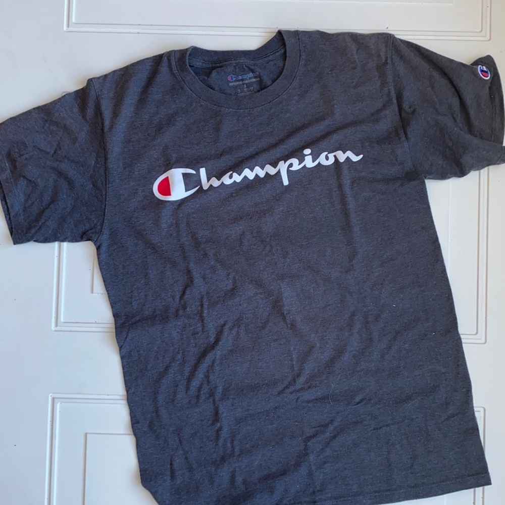 Champion Men’s Cotton T-Shirt Gray S